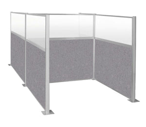 Pre-Configured - 'H' Shape - Hush Panel Cubicle