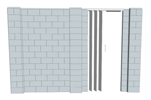 EverBlock Wall Kit - W/ Door - 11' X 7'